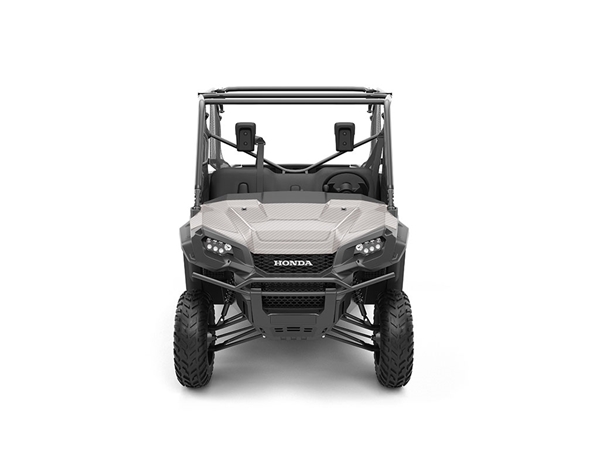 Rwraps 3D Carbon Fiber Silver DIY UTV Wraps