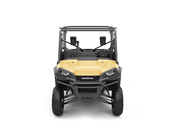 Rwraps 3D Carbon Fiber Yellow DIY UTV Wraps