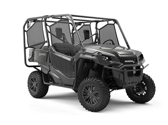 Rwraps™ Brushed Aluminum Black Vinyl UTV Wrap