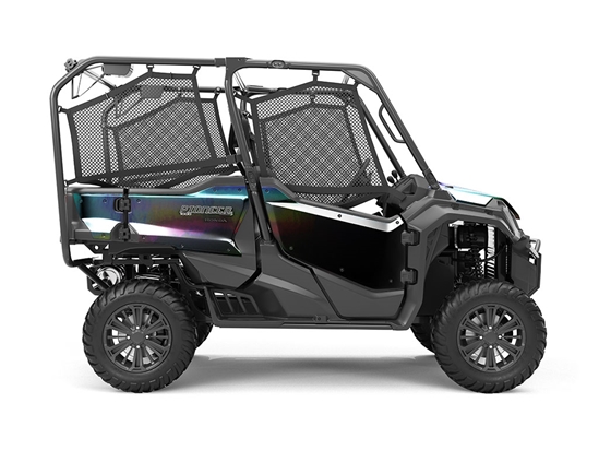 Rwraps Holographic Chrome Black Neochrome Do-It-Yourself UTV Wraps