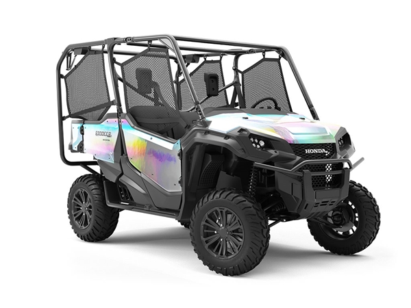 Rwraps™ Holographic Chrome Silver Neochrome Vinyl UTV Wrap