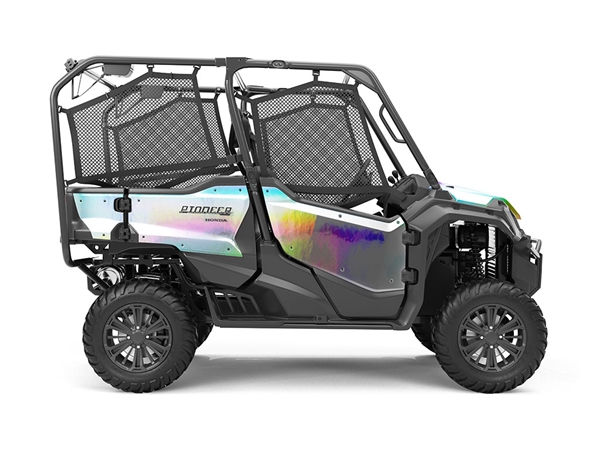 Rwraps Holographic Chrome Silver Neochrome Do-It-Yourself UTV Wraps