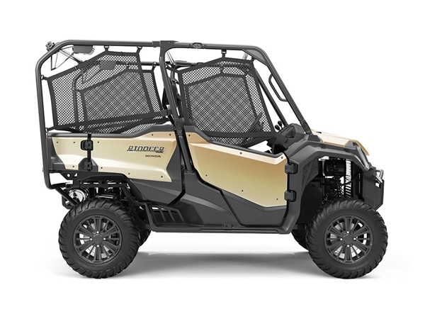 Rwraps Matte Chrome Champagne Do-It-Yourself UTV Wraps