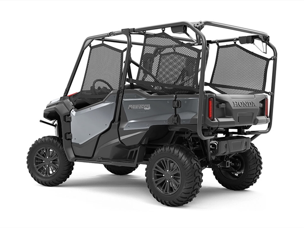 Rwraps Matte Chrome Dark Gray Fog (Metallic) UTV Vinyl Wraps