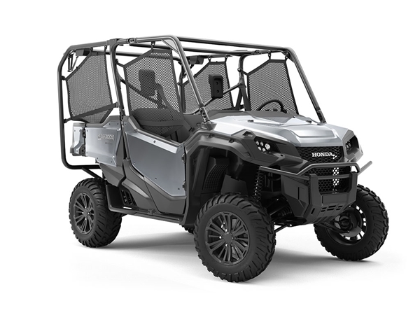 Rwraps™ Matte Chrome Dark Gray Fog (Metallic) Vinyl UTV Wrap