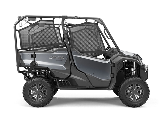 Rwraps Matte Chrome Dark Gray Fog (Metallic) Do-It-Yourself UTV Wraps