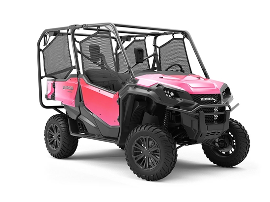 Rwraps™ Matte Chrome Pink Rose Vinyl UTV Wrap