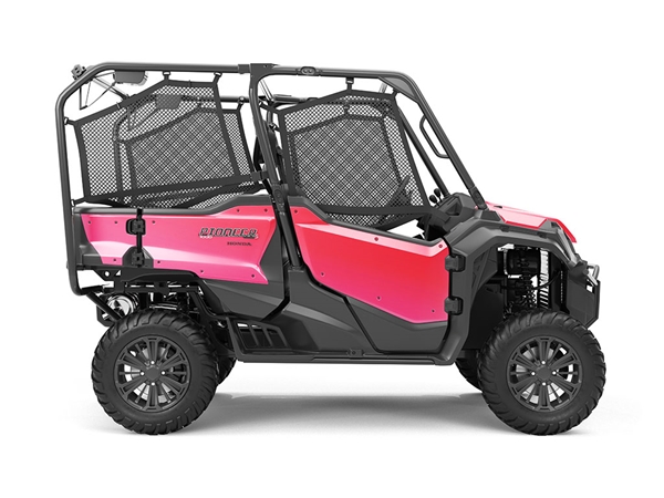 Rwraps Matte Chrome Pink Rose Do-It-Yourself UTV Wraps