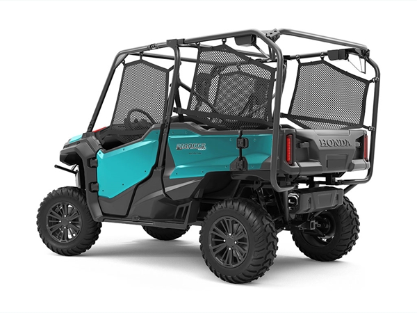 Rwraps Matte Chrome Teal UTV Vinyl Wraps