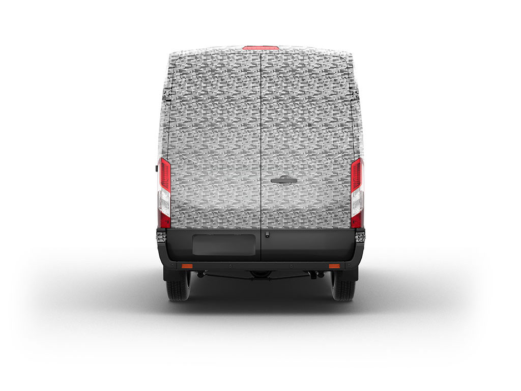 Rwraps 3D Carbon Fiber Silver (Digital) Van Vinyl Wraps