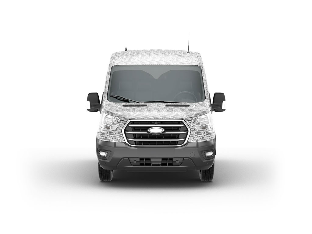 Rwraps 3D Carbon Fiber Silver (Digital) DIY Van Wraps