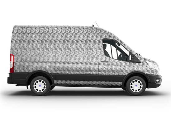 Rwraps 3D Carbon Fiber Silver (Digital) Do-It-Yourself Van Wraps