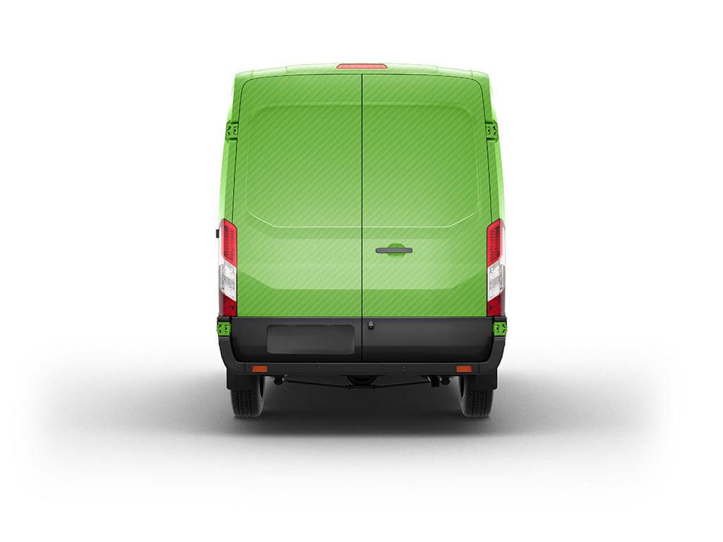 Rwraps 3D Carbon Fiber Green Van Vinyl Wraps