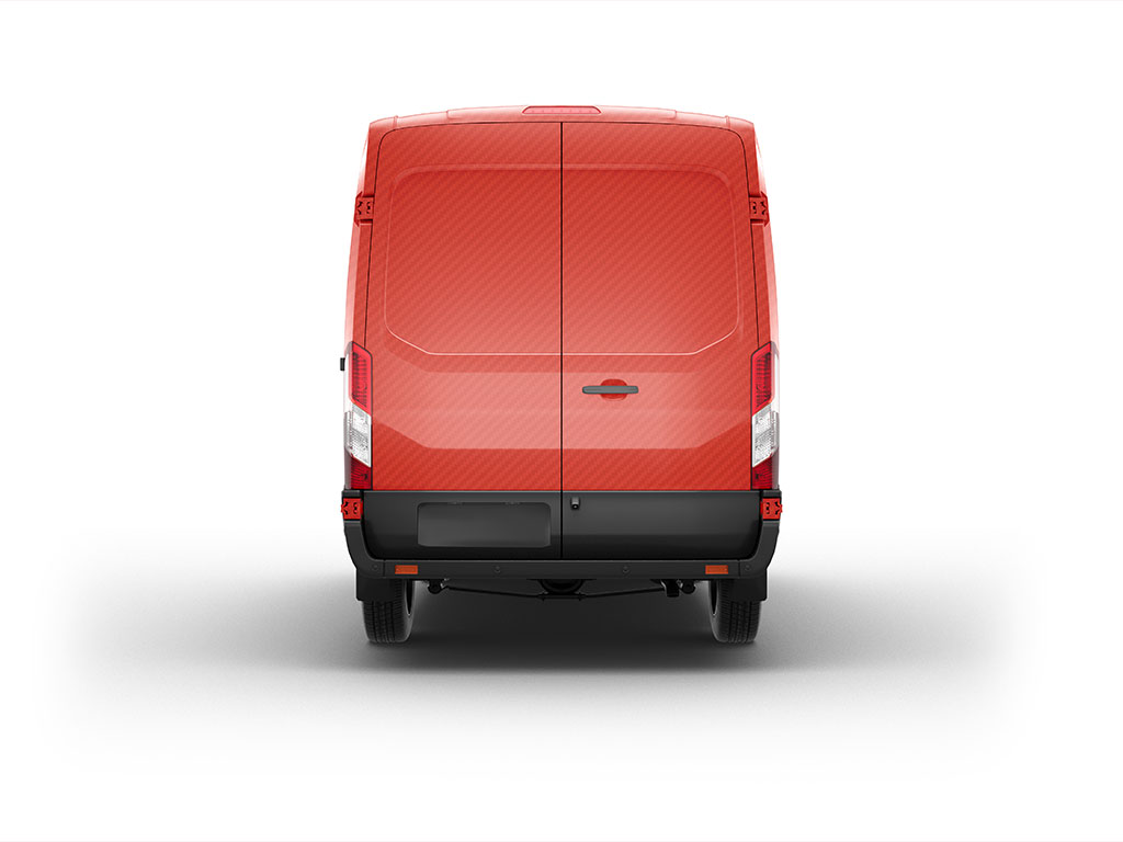 Rwraps 3D Carbon Fiber Red Van Vinyl Wraps