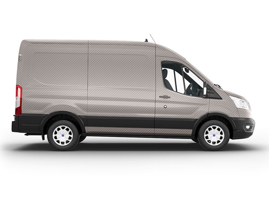 Rwraps 3D Carbon Fiber Silver Do-It-Yourself Van Wraps