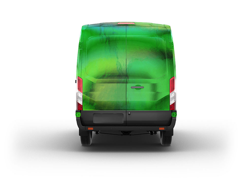 Rwraps Holographic Chrome Green Neochrome Van Vinyl Wraps