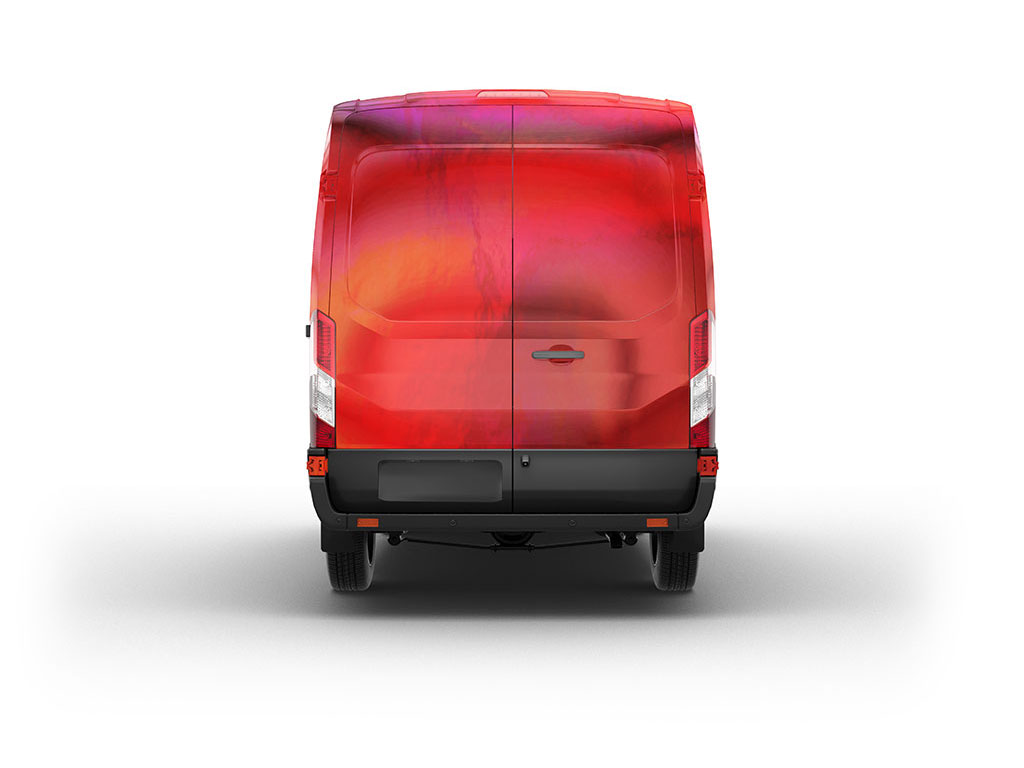 Rwraps Holographic Chrome Red Neochrome Van Vinyl Wraps