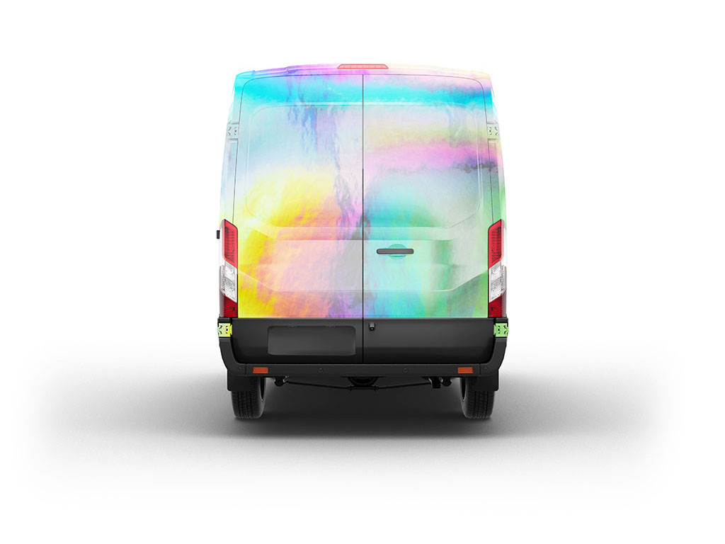 Rwraps Holographic Chrome Silver Neochrome Van Vinyl Wraps