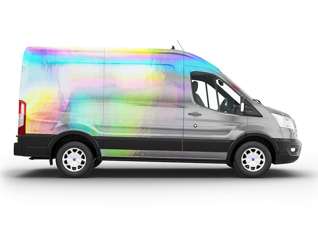 Rwraps Holographic Chrome Silver Neochrome Do-It-Yourself Van Wraps