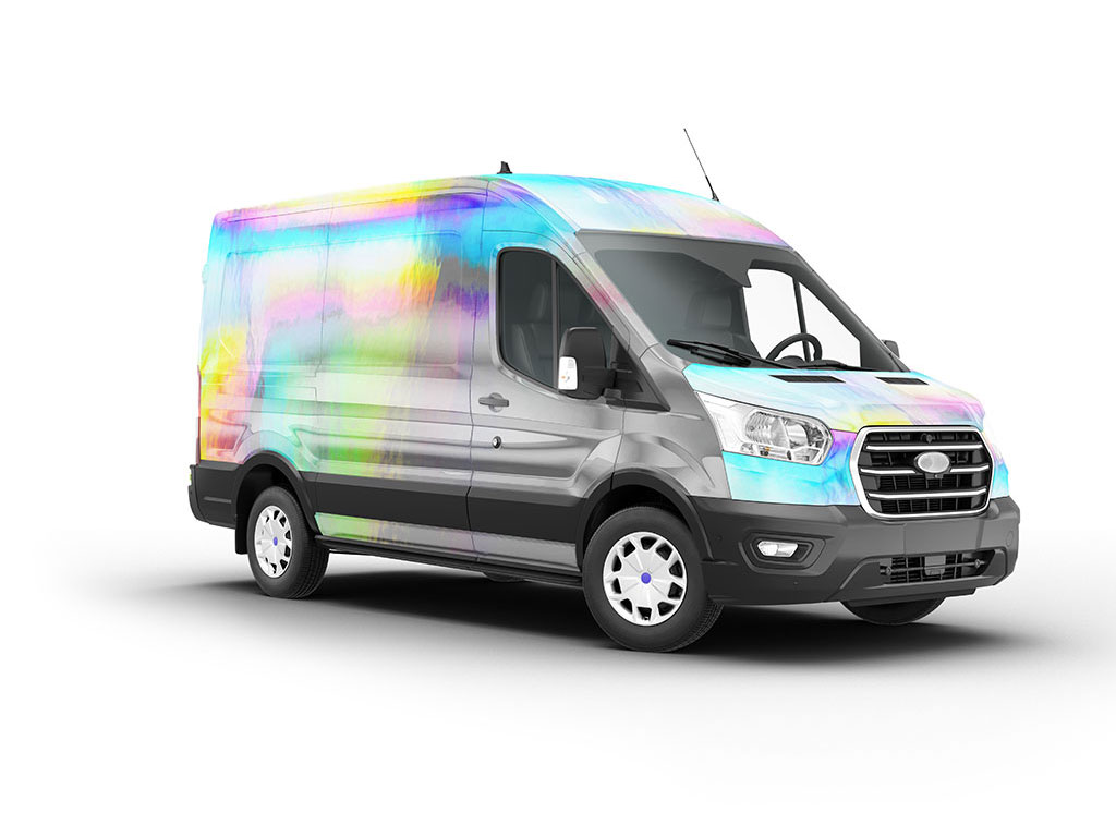 Rwraps Holographic Chrome Silver Neochrome Van Wraps