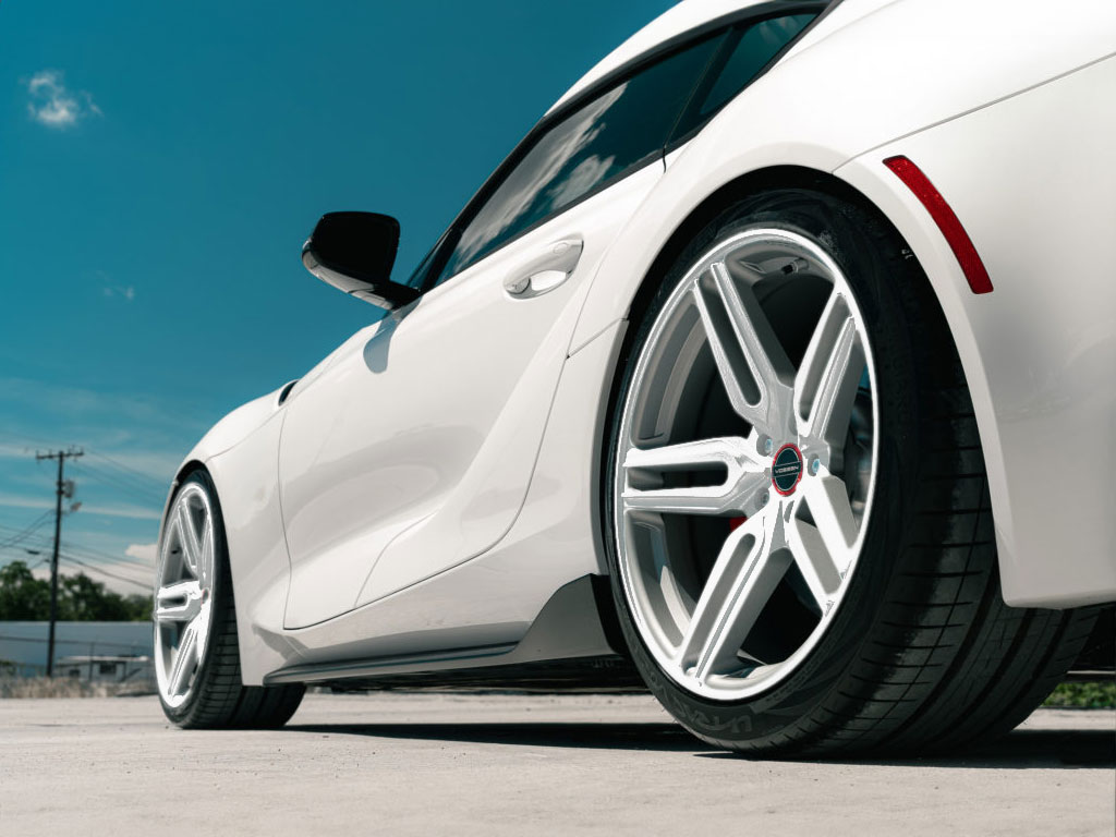 3M™ 1080 Gloss White Aluminum Wrapped Rim Example