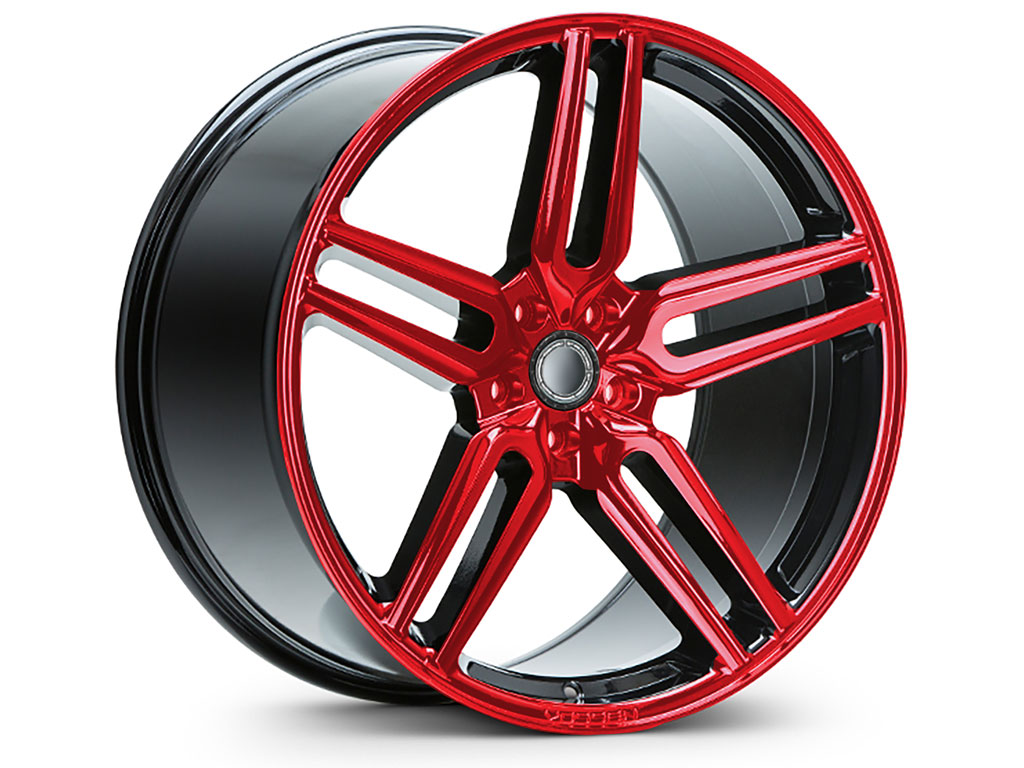 3M™ 2080 Gloss Flame Red Rim Wraps | Vinyl Wheel Covers