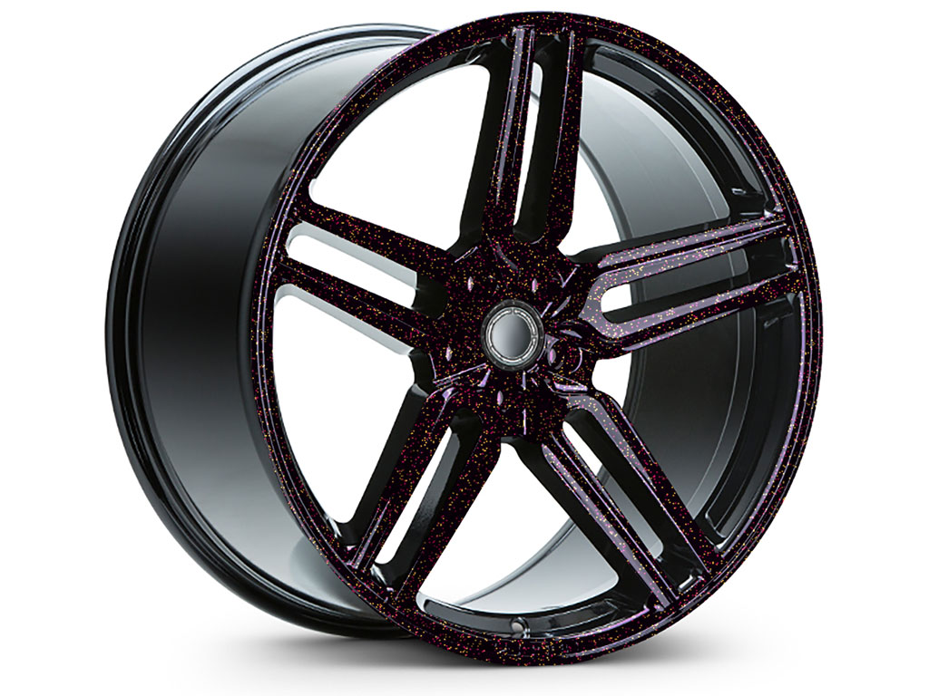 3M™ 2080 Gloss Ember Black Vinyl Rim Wrap