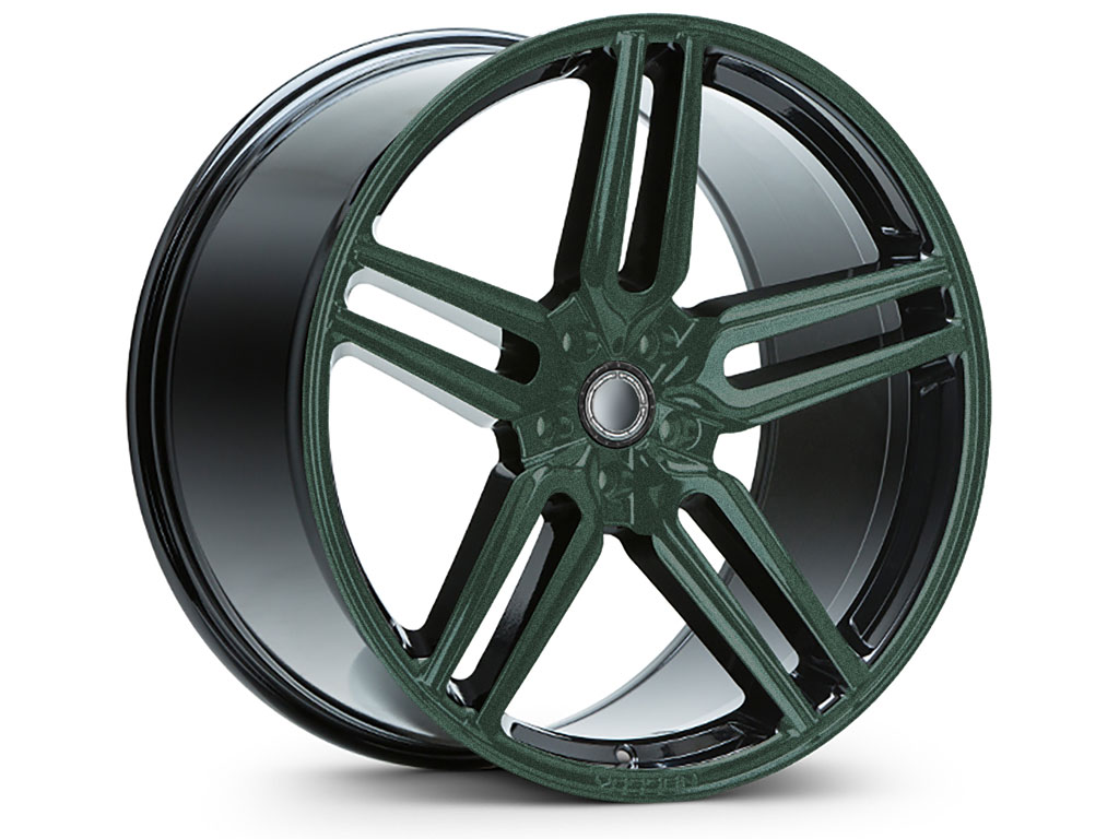 3M™ 2080 Matte Pine Green Metallic Vinyl Rim Wrap