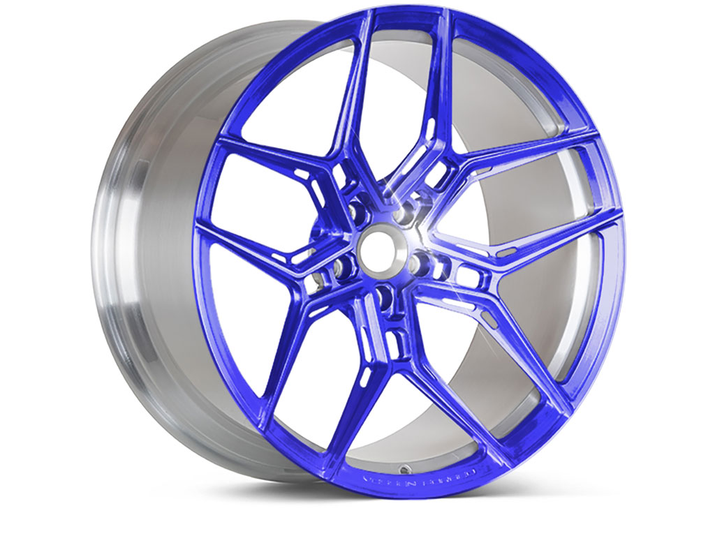 Avery Dennison™ SF 100 Blue Chrome Vinyl Rim Wrap