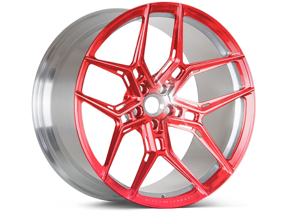 Avery Dennison™ SF 100 Red Chrome Vinyl Rim Wrap