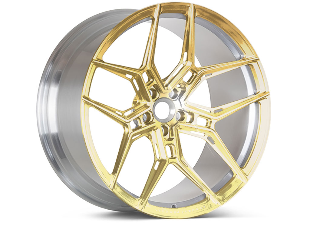 Avery Dennison™ SF 100 Gold Chrome Vinyl Rim Wrap