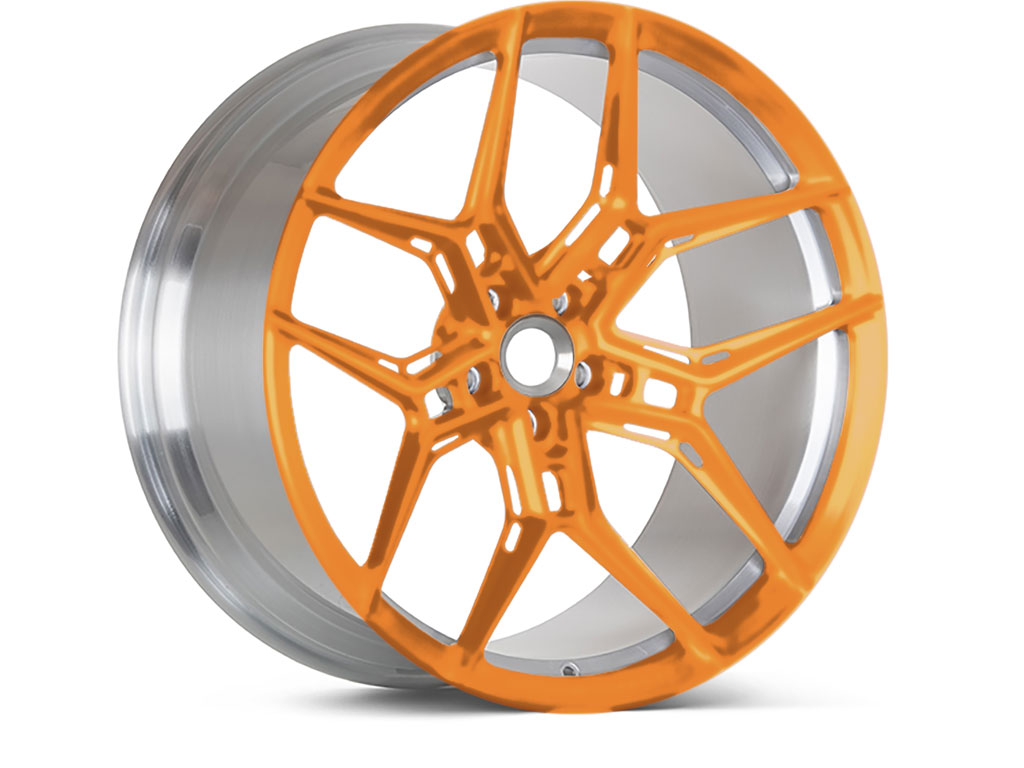 Avery Dennison™ SW900 Matte Orange Vinyl Rim Wrap