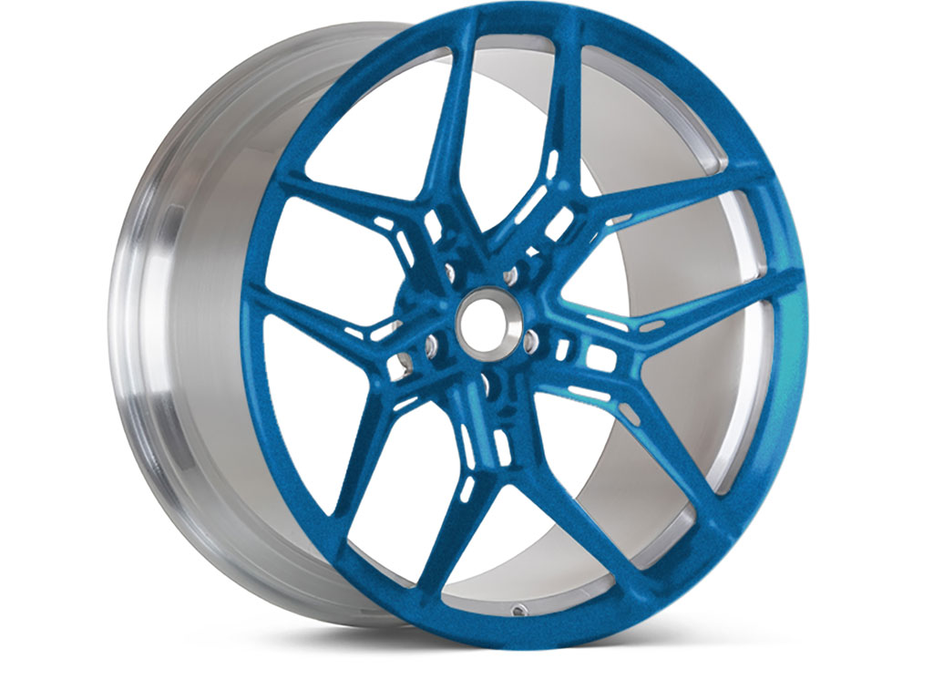 Avery Dennison™ SW900 Matte Metallic Blue Vinyl Rim Wrap