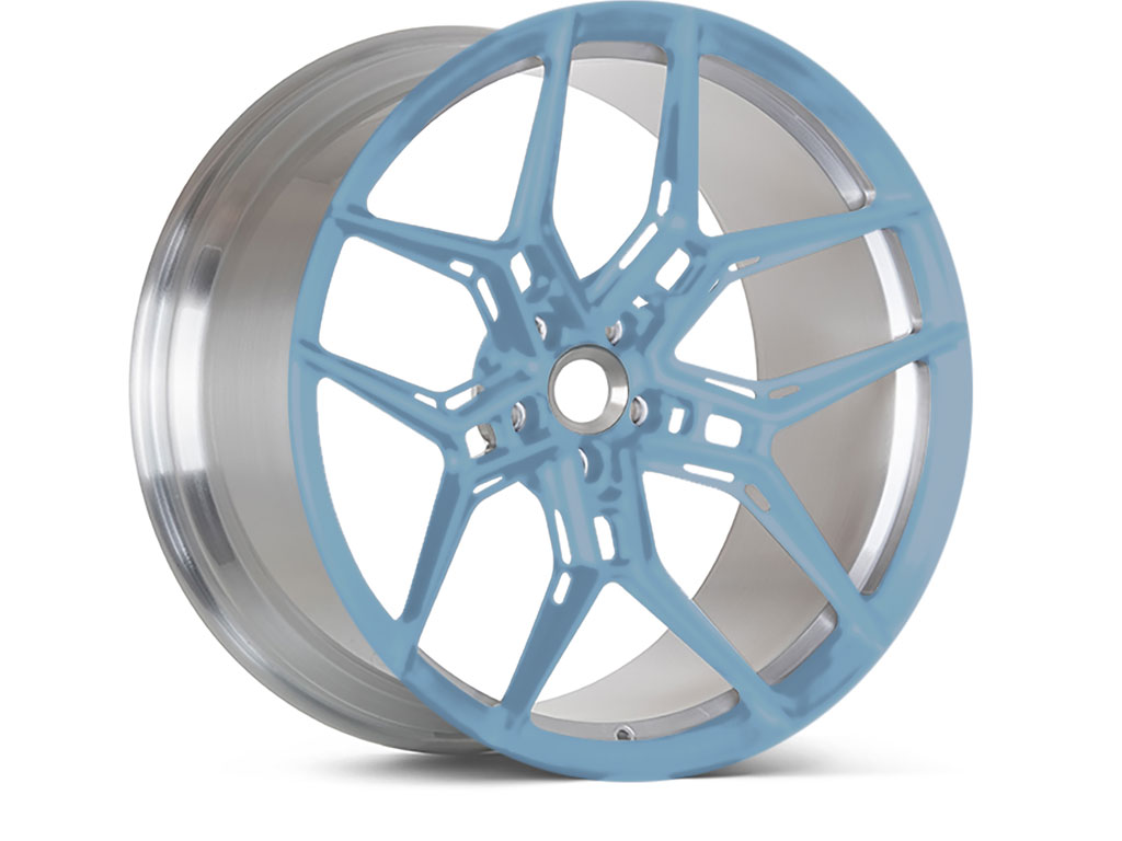 Avery Dennison™ SW900 Matte Metallic Frosty Blue Vinyl Rim Wrap