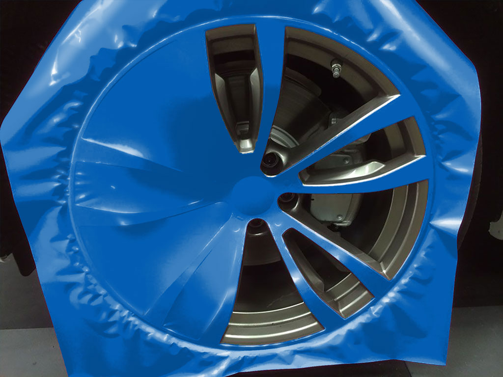 Avery Dennison™ SW900 Gloss Intense Blue Custom Wheel Installation Process