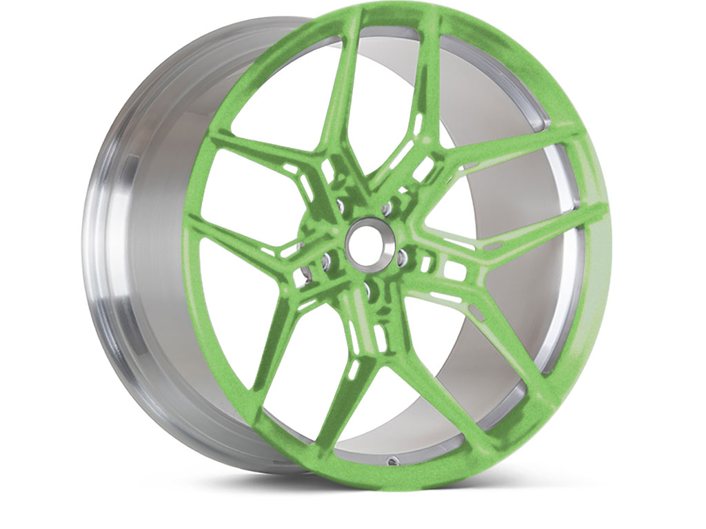 Avery Dennison™ SW900 Matte Metallic Green Apple Vinyl Rim Wrap