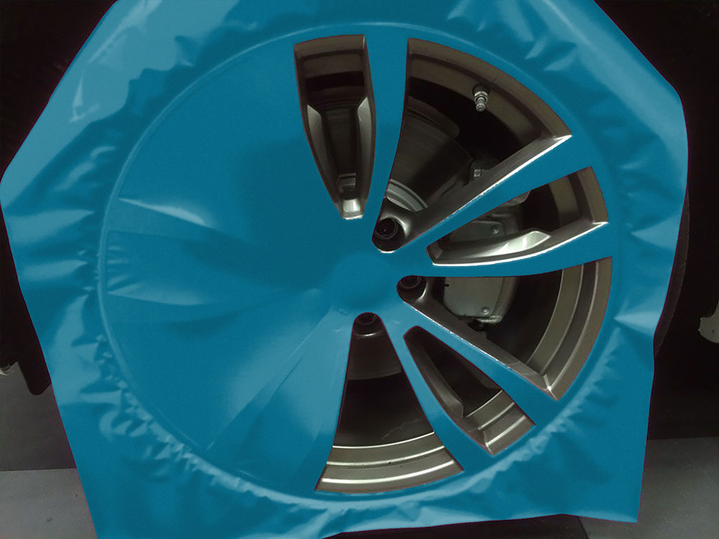 ORACAL® 970RA Matte Metallic Night Blue Custom Wheel Installation Process