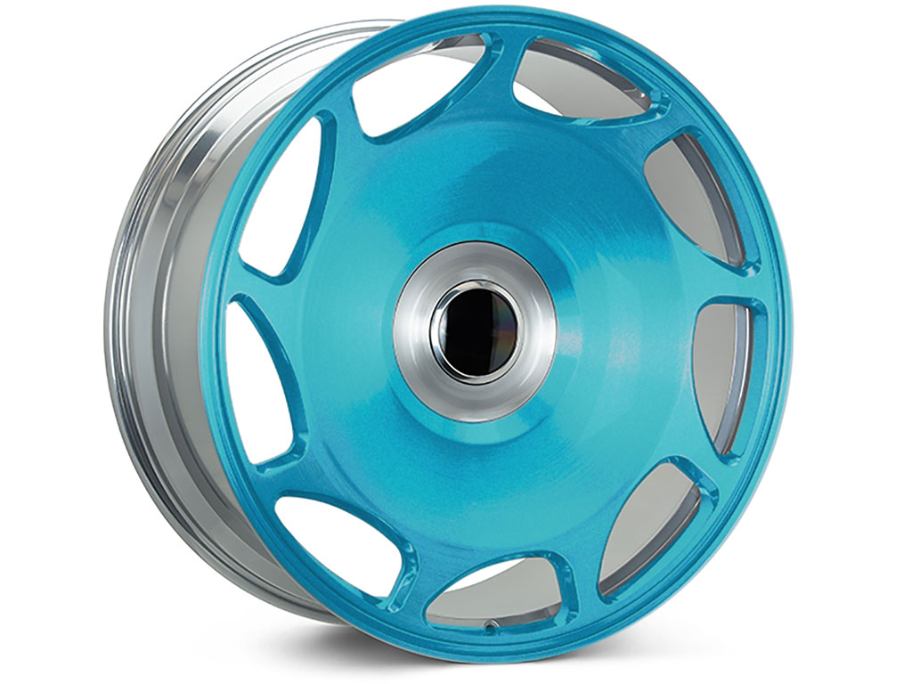 ORACAL® 970RA Matte Metallic Azure Blue Vinyl Rim Wrap