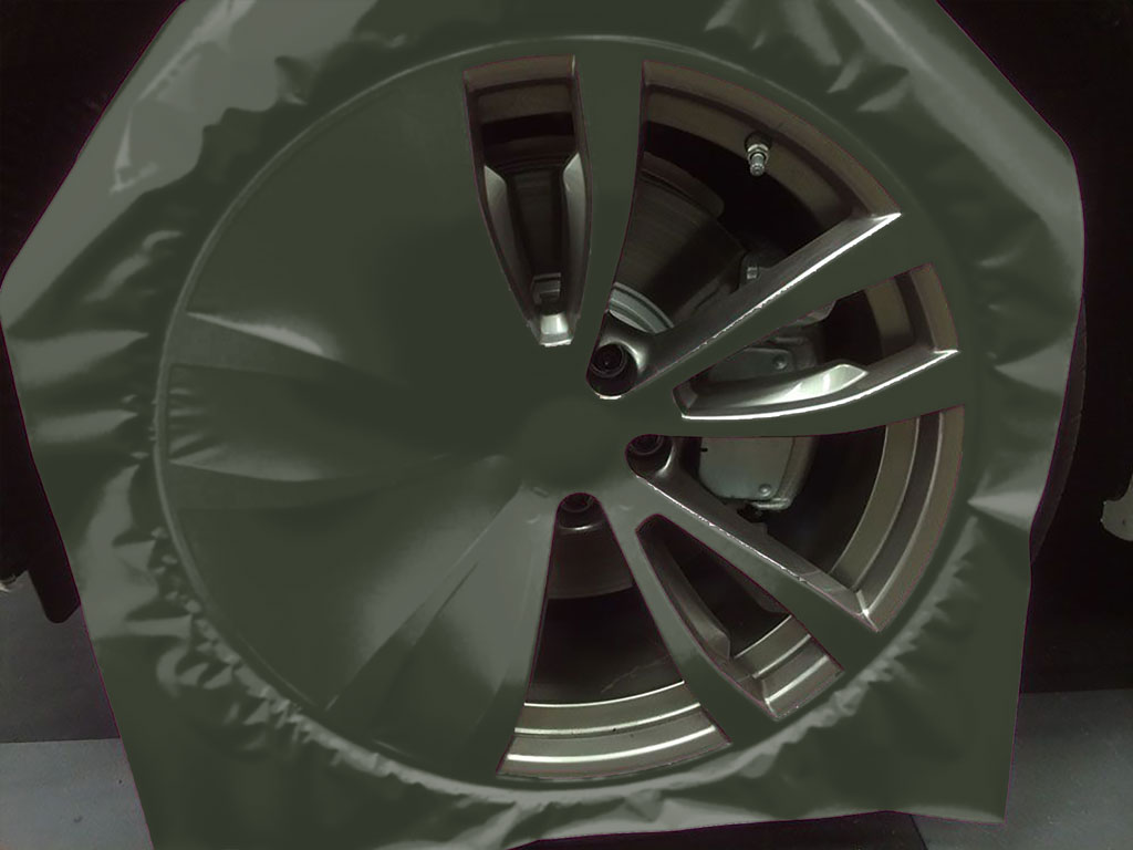 ORACAL® 970RA Matte Nato Olive Custom Wheel Installation Process