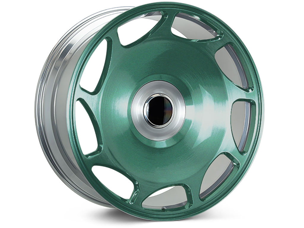 ORACAL® 970RA Metallic Fir Green Vinyl Rim Wrap