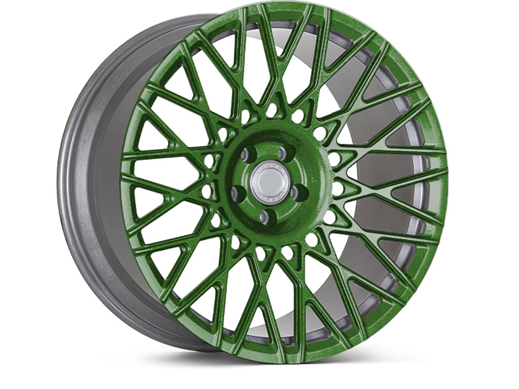 Rwraps™ Gloss Metallic Green Mamba Vinyl Rim Wrap