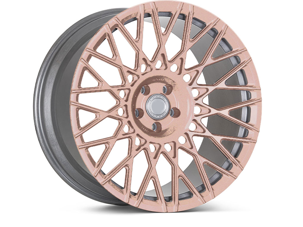 Rwraps™ Gloss Metallic Rose Gold Vinyl Rim Wrap