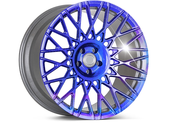 Rwraps™ Holographic Chrome Blue Neochrome Vinyl Rim Wrap