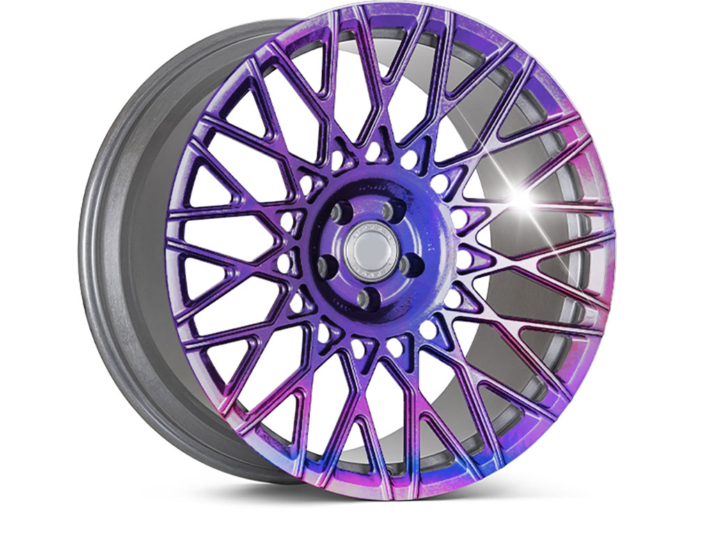 Rwraps™ Holographic Chrome Purple Neochrome Vinyl Rim Wrap