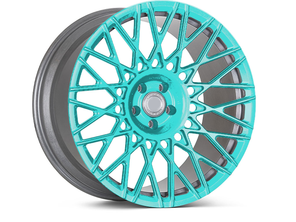 Rwraps™ Hyper Gloss Turquoise Vinyl Rim Wrap