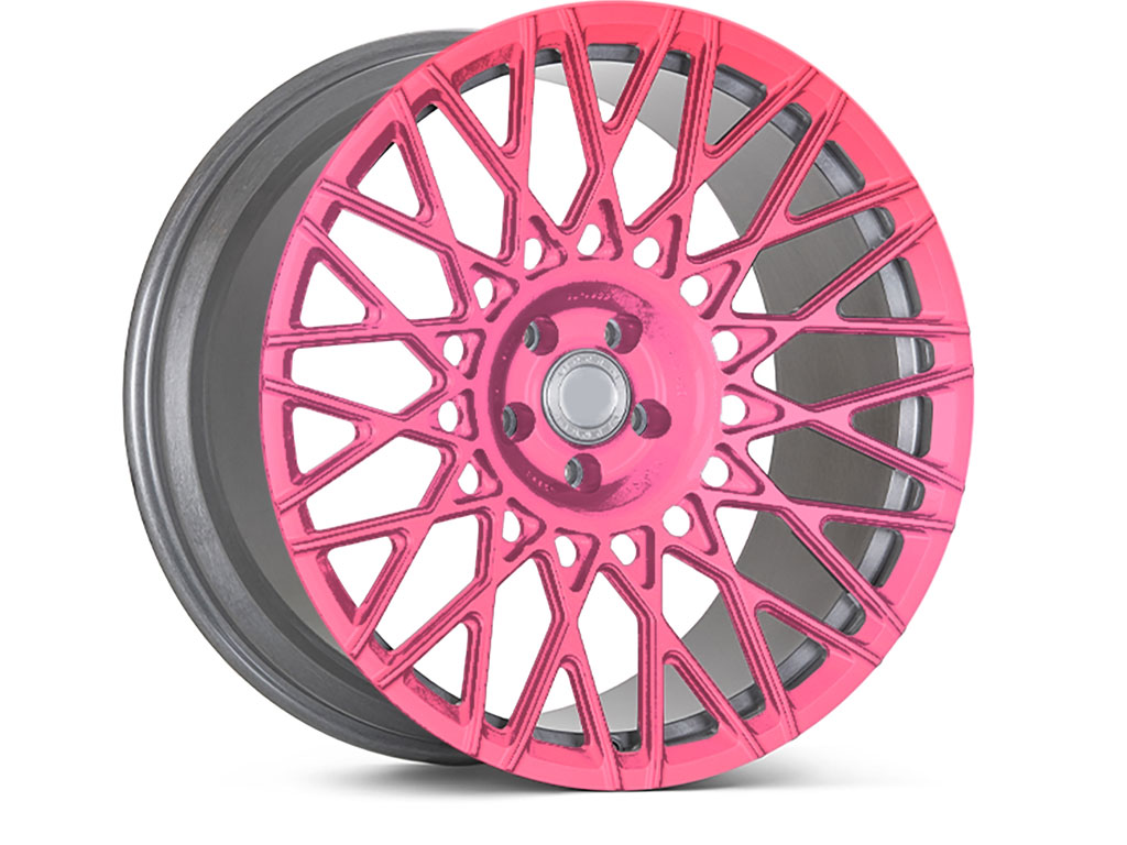 Rwraps™ Matte Chrome Pink Rose Vinyl Rim Wrap