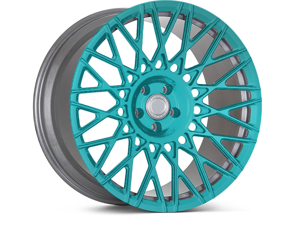 Rwraps™ Matte Chrome Teal Vinyl Rim Wrap