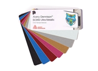 Avery Dennison SC950 Ultra Metallic Vinyl Film Sample Swatches