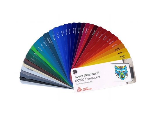 Avery Dennison UC900 Vinyl Film Sample Swatches