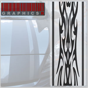 Racing Stripes - Tribal Racing Graphic